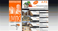 Desktop Screenshot of livingimmobiliare.net